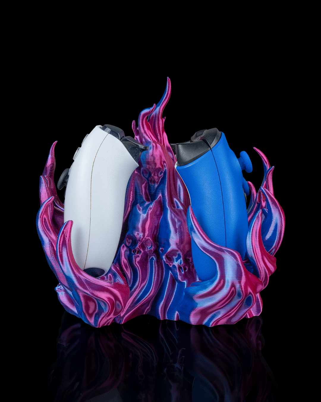 Headset und Controller 3-in-1 Ständer Skulls & Flames Kollektion