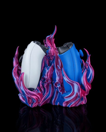 Headset und Controller 3-in-1 Ständer Skulls & Flames Kollektion