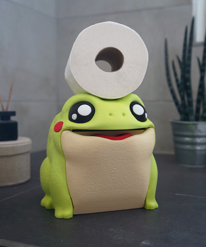 Frodrick Klopapierspender Frontalansicht – 3D-Druck PrintDuck