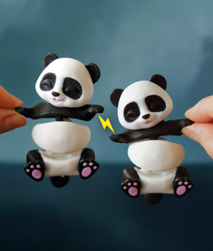 Flexi Tierchen, die sich an den Händen halten, Schüsselanhänger, einzeln
