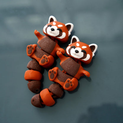 Flexi Tierchen, die sich an den Händen halten, Schüsselanhänger, einzeln