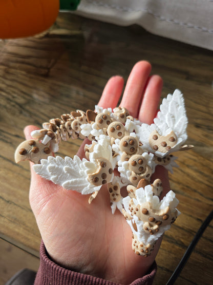 Flexi-Drache Cookie Draufsicht – handgefertigt im 3D-Druckverfahren